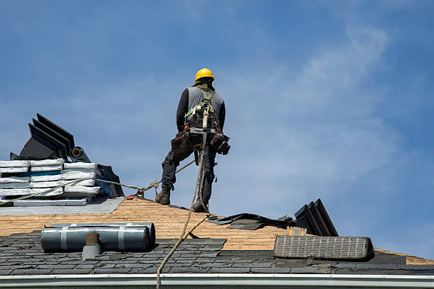 Professional Roofing technician working in Winston-Salem, NC